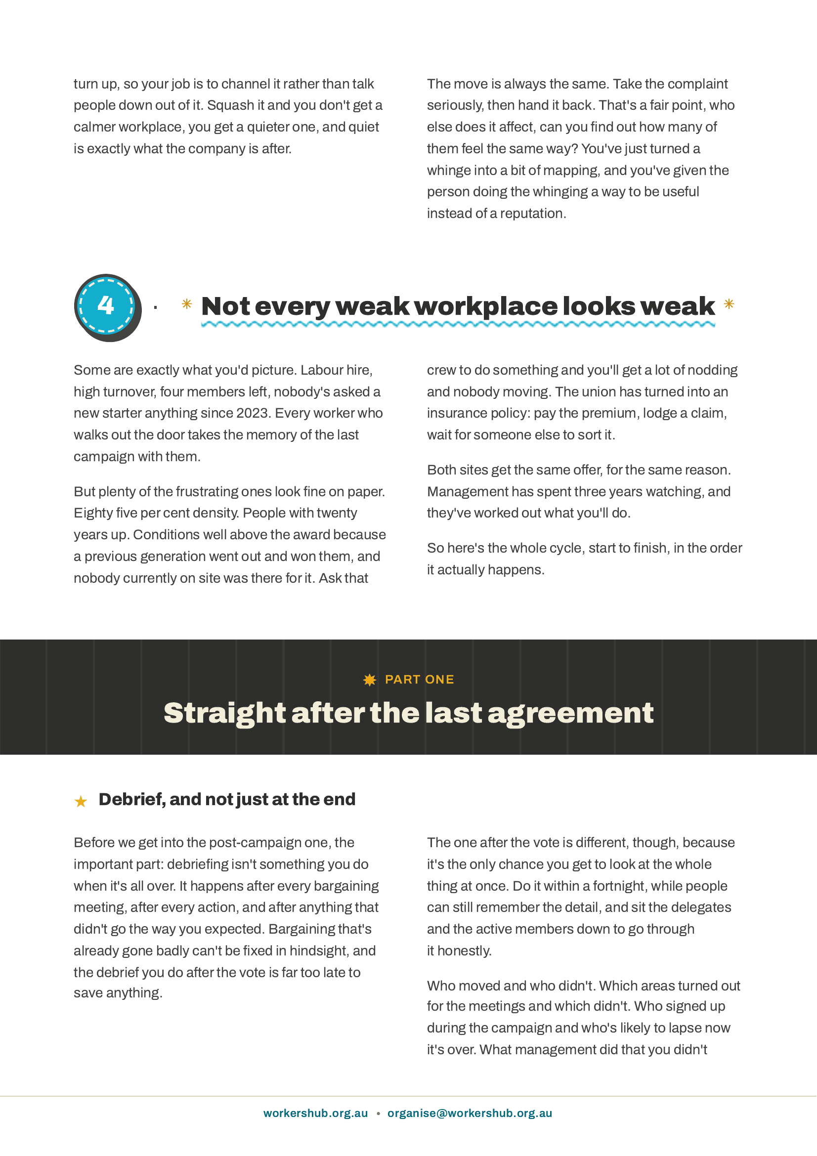 Building Power Between Agreements — page 3